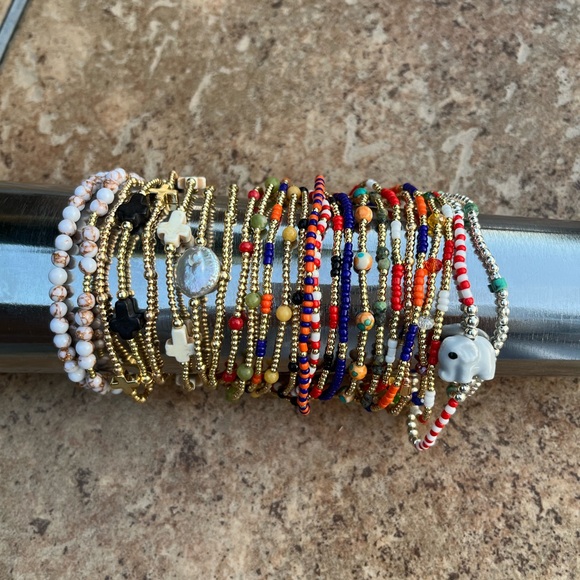 14k gold filled beaded bracelets - Picture 6 of 14